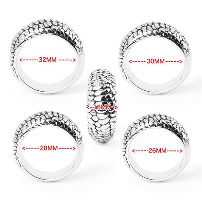 Dragon scale cock ring for men