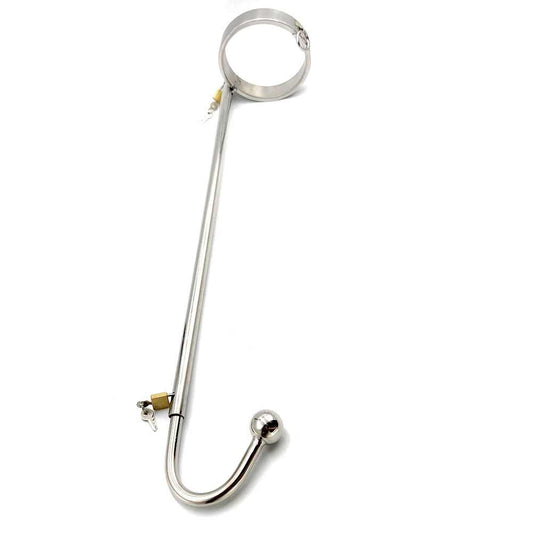 collar to anal hook bondage set

