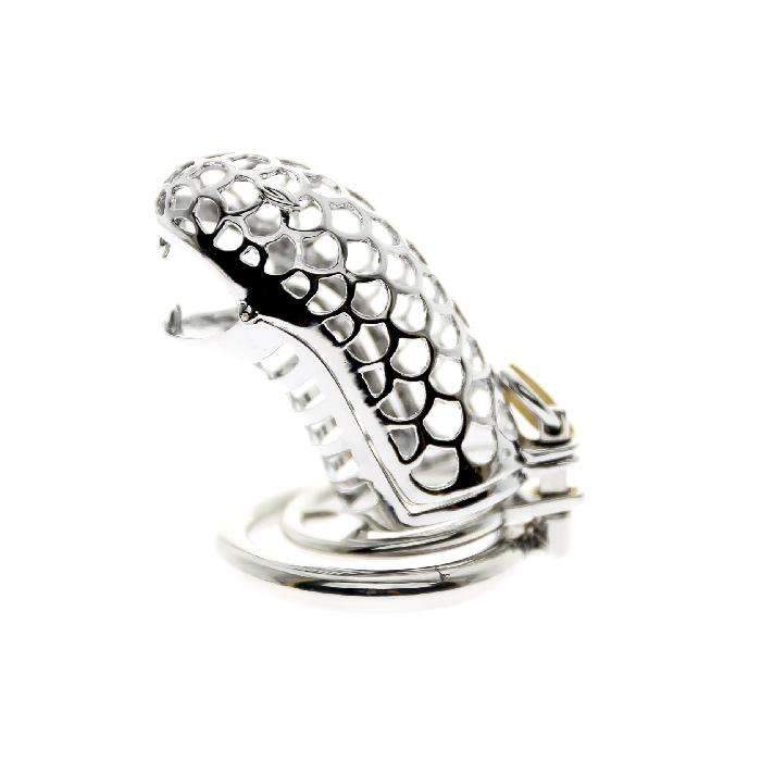 24K gold male chastity cage