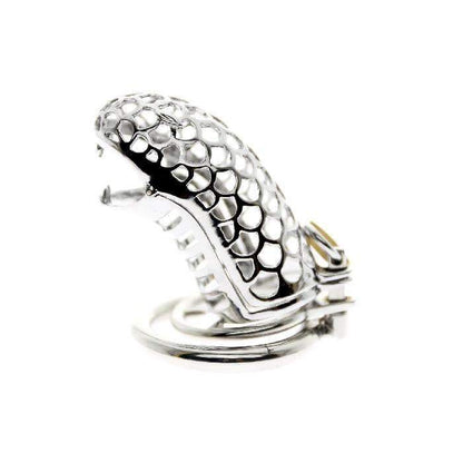 24K gold male chastity cage