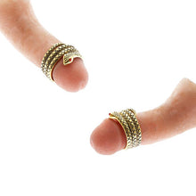 Load image into Gallery viewer, Glans ring with cobra design
