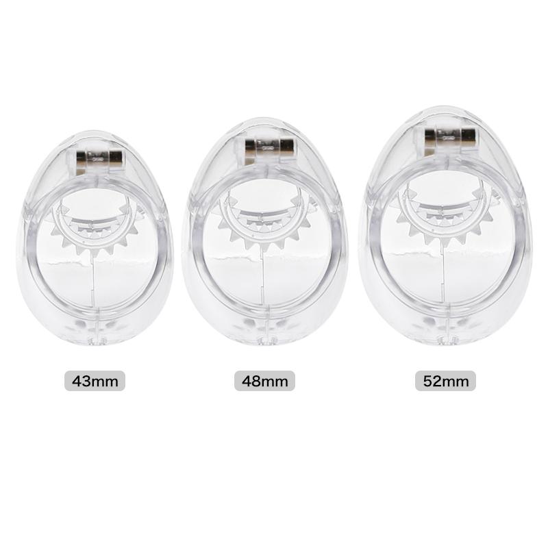 Fully enclosed male chastity cage