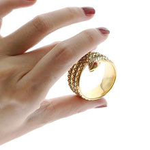 Load image into Gallery viewer, Golden cock ring for control
