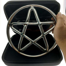 Load image into Gallery viewer, Shibari ring with pentagram design
