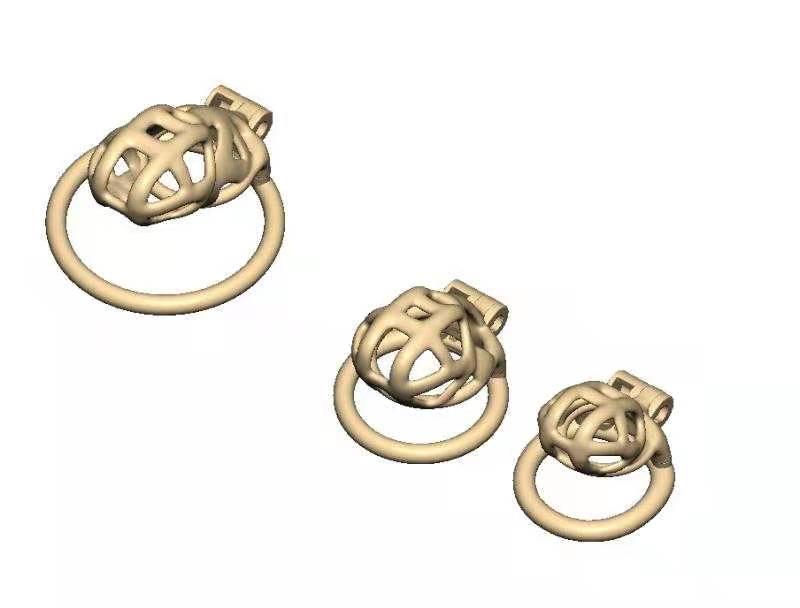Custom-Sized "The Guardian" Chastity Lock – 3D Printed for You