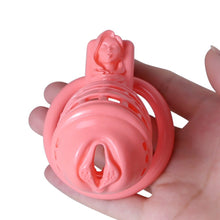 Load image into Gallery viewer, Want real pain with your denial? Get this spiked cock cage!
