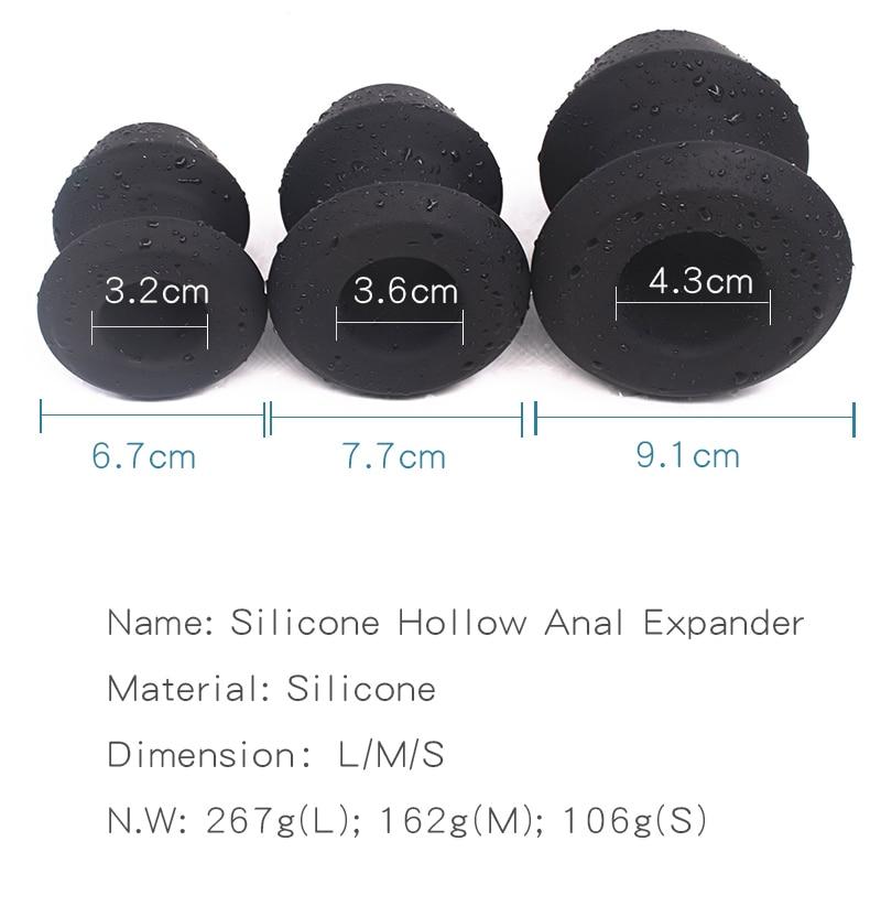 Kinky huge hollow plug for extreme pleasure