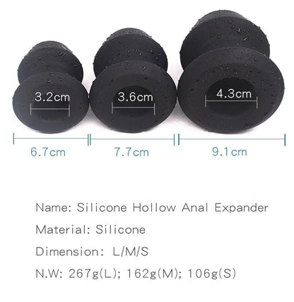 Kinky huge hollow plug for extreme pleasure