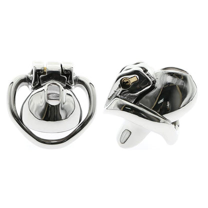 Discreet steel chastity cage