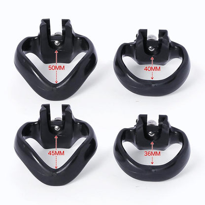 Adjustable HTV4 Silica Gel Chastity Rings for Secure Fit