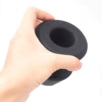 Huge hollow tunnel butt plug for deep penetration