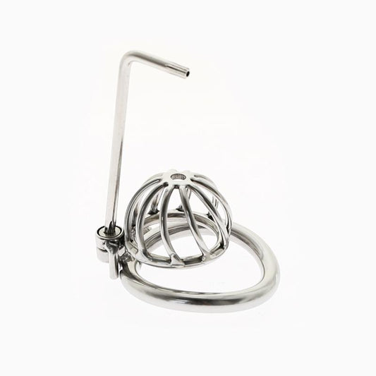 Keyless male chastity cage with modern lock