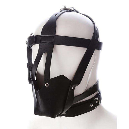 Comfortable pup play muzzle gear