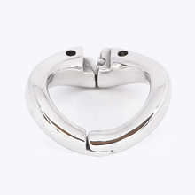 Load image into Gallery viewer, Male chastity cage in medical-grade steel
