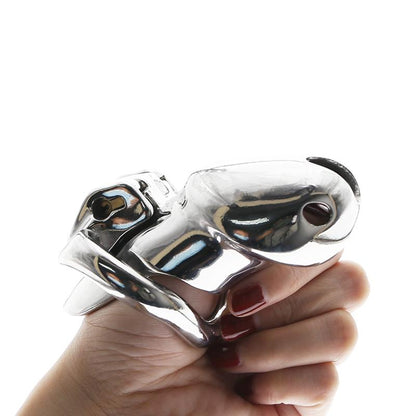Steel male chastity cage HT V3