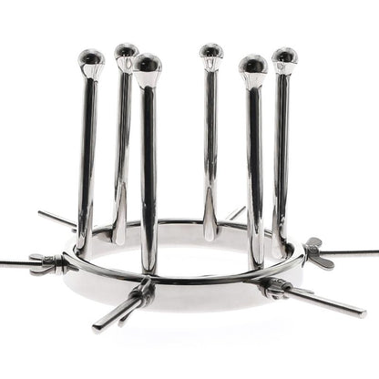 Metal anal vaginal spreader for intense play