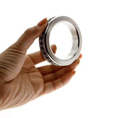 Motor chain penis ring for men