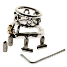 Load image into Gallery viewer, Compact spiked chastity for total control
