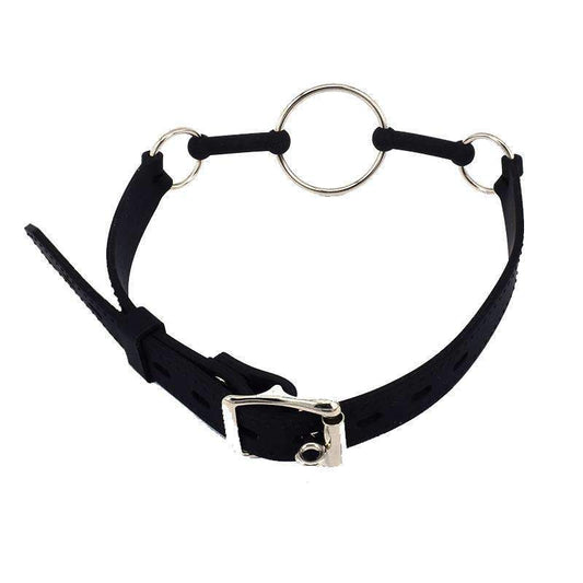 O-ring deep throat gag for BDSM