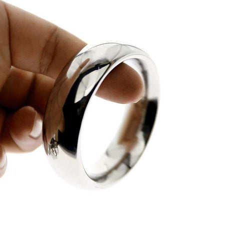 Oval donut cock ring