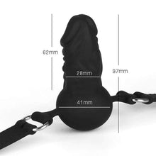 Load image into Gallery viewer, Dildo Gag With Ball &#39;&#39;My two ways&#39;&#39; Sex Toys -lovershop01
