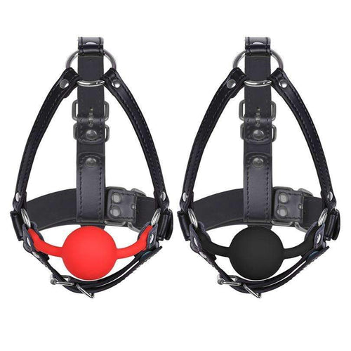 Head Harness mouth gag Sex Toys -lovershop01