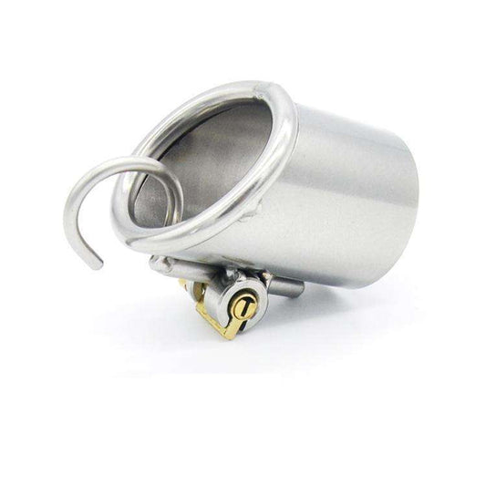 Stainless steel PA chastity cage for men