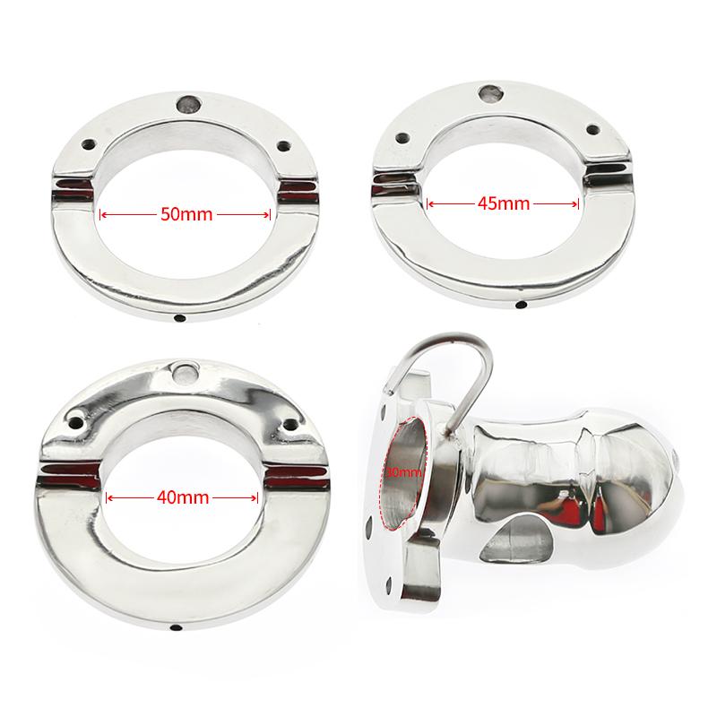 Intense cock cage and ball stretcher