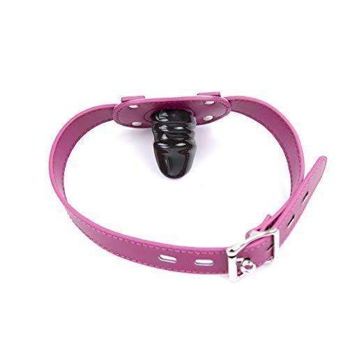 pink penis gag for BDSM play
