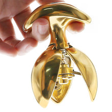 Load image into Gallery viewer, Why choose a locking gold plug over standard metal?
