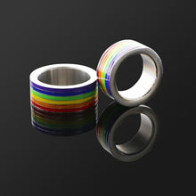 Load image into Gallery viewer, glans ring with rainbow pride
