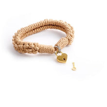 Load image into Gallery viewer, SHIBARI ROPE BDSM COLLAR BRAIDED BDSM SYMBOL  BONDAGE GEAR Sex Toys -lovershop01
