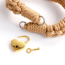 Load image into Gallery viewer, SHIBARI ROPE BDSM COLLAR BRAIDED BDSM SYMBOL  BONDAGE GEAR Sex Toys -lovershop01
