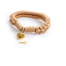 Load image into Gallery viewer, SHIBARI ROPE BDSM COLLAR BRAIDED BDSM SYMBOL  BONDAGE GEAR Sex Toys -lovershop01
