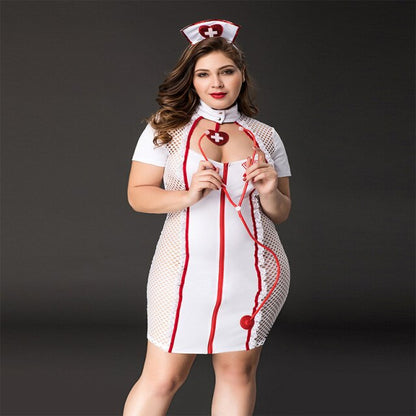 Schoolgirl Cosplay Costumes Grid Tops and Mini Skirt Sexy Lingerie Outfit For Sex Role-playing Games