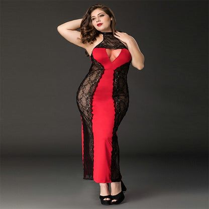 Sexy Lingerie Silk Nightgowns Lace Sleepwear