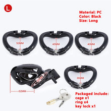 Load image into Gallery viewer, Male Chastity Device Stainless Steel Penis Cage Bird Metal Cock Ring Lock Slave BDSM Bondage Restraint Sex Toy Men Sex Toys -lovershop01
