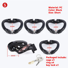 Load image into Gallery viewer, Male Chastity Device Stainless Steel Penis Cage Bird Metal Cock Ring Lock Slave BDSM Bondage Restraint Sex Toy Men Sex Toys -lovershop01
