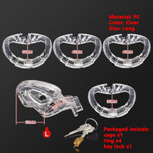Load image into Gallery viewer, Male Chastity Device Stainless Steel Penis Cage Bird Metal Cock Ring Lock Slave BDSM Bondage Restraint Sex Toy Men Sex Toys -lovershop01
