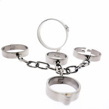 Load image into Gallery viewer, PREMIUM BDSM BONDAGE RESTRAINT SET Bondage Kit Steel Handcuffs For Sex Bondage Sex Toys -lovershop01
