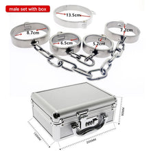 Load image into Gallery viewer, PREMIUM BDSM BONDAGE RESTRAINT SET Bondage Kit Steel Handcuffs For Sex Bondage Sex Toys -lovershop01
