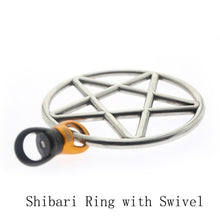 Load image into Gallery viewer, STAR STAINLESS STEEL PENTAGRAM SHIBARI SUSPENSION RING BONDAGE GEAR Sex Toys -lovershop01
