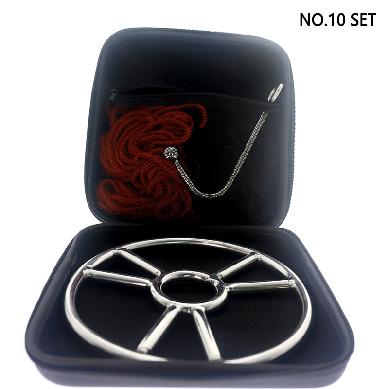 SHIBARI SUSPENSION RING  SET WITH ROPE ANLA HOOK Sex Toys -lovershop01
