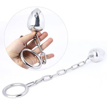 Load image into Gallery viewer, Anal Plug with Cock Ring Male Penis Ring Chastity Device Sex Toys -lovershop01
