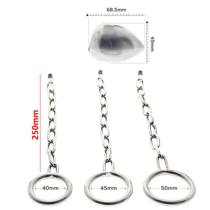 Anal Plug with Cock Ring Male Penis Ring Chastity Device Sex Toys -lovershop01