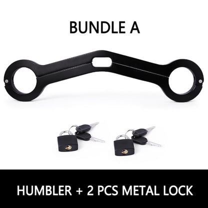 WOODEN HUMBLER BALLS TO WRIST HUMBLER RESTRAINT - SCROTUM CLAMP Sex Toys -lovershop01