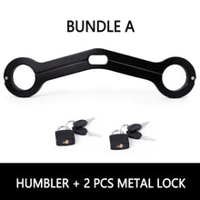 Load image into Gallery viewer, WOODEN HUMBLER BALLS TO WRIST HUMBLER RESTRAINT - SCROTUM CLAMP Sex Toys -lovershop01
