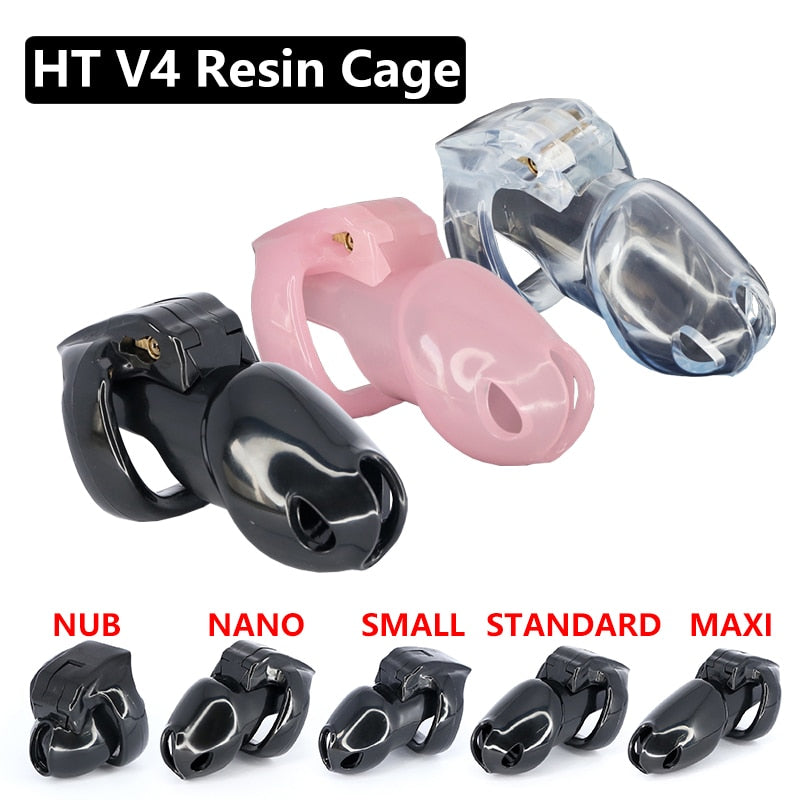 NEW Male Chastity Device HT V4 Set Keuschheitsgurtel Cock Cage Sex Toys -lovershop01