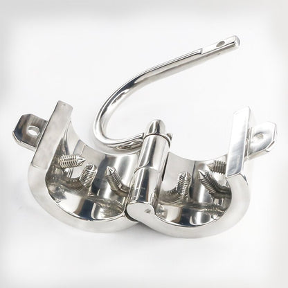 LOCKING SPIKED BALL STRETCHER CBT FOR BALLS AND PENIS CHASTITY DEVICE Sex Toys -lovershop01