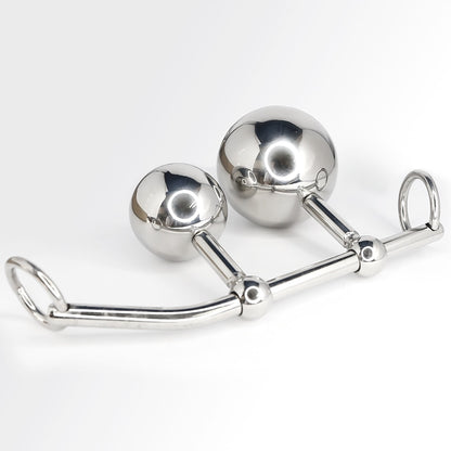Double Ball Anal Plug Vaginal Belt Anal Hook Asslock Chastity Device FOR WOMEN Sex Toys -lovershop01